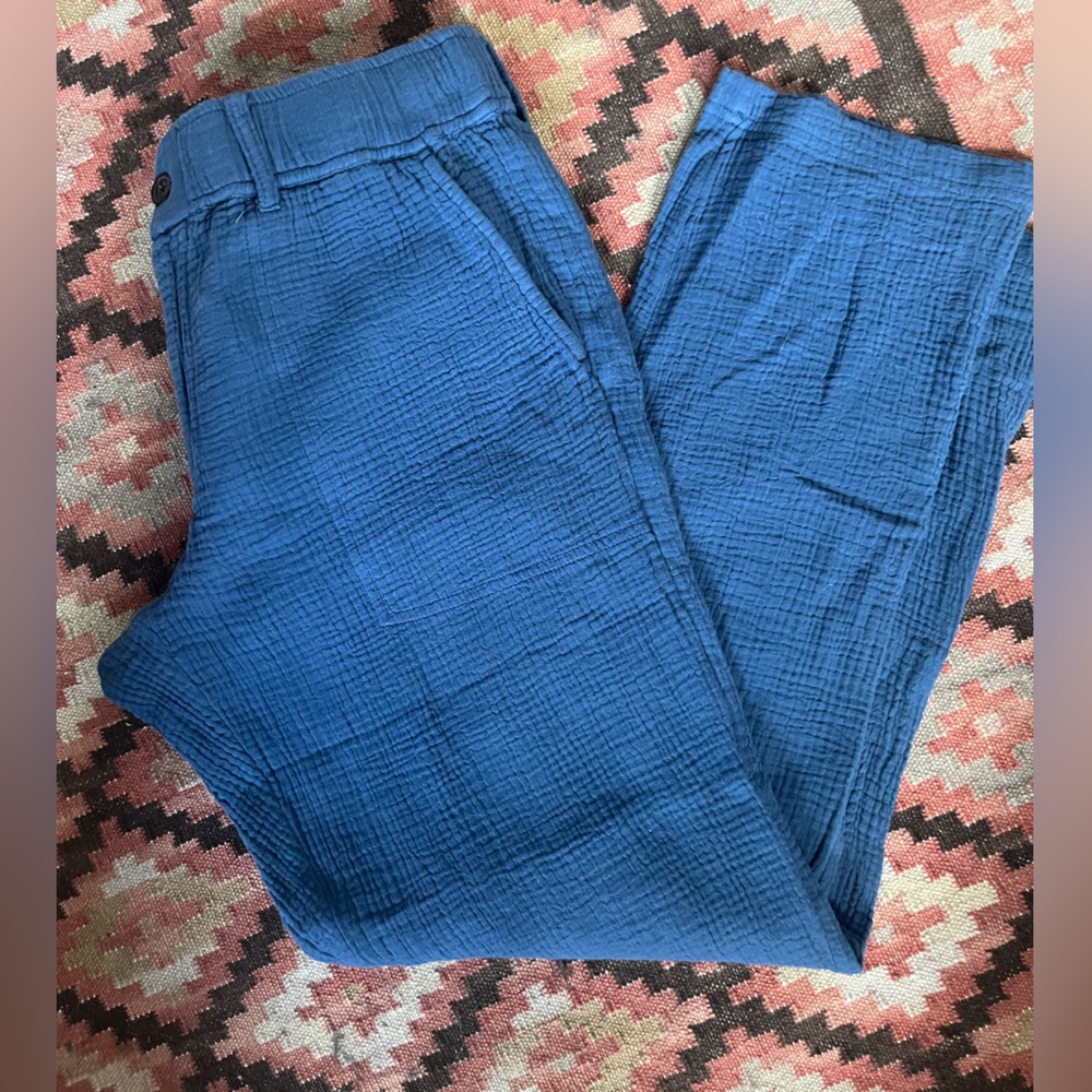 UpWest Deep Blue Textured Pants